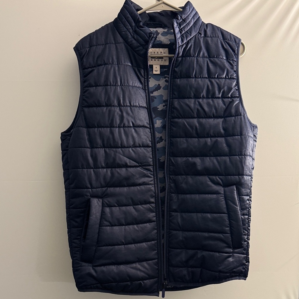 Joseph Abboud Navy Quilted Vest